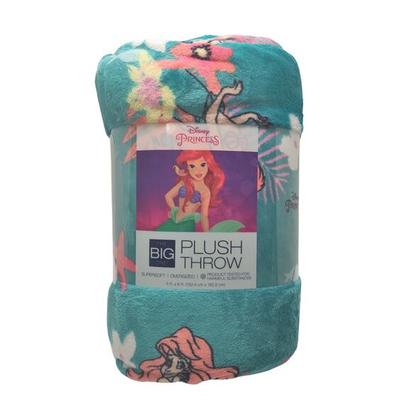 The Big One Disney Princess Ariel The Little Mermaid Oversized Throw - Picture 1 of 3